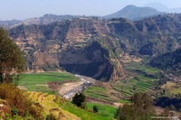 Mountain villages from Nepal