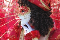 Costumes and masks from Venice Carnival, Italy