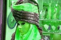 Costumes and masks from Venice Carnival, Italy