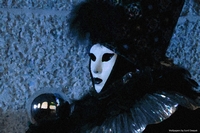 Costumes and masks from Venice Carnival, Italy