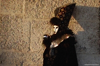 Costumes and masks from Venice Carnival, Italy