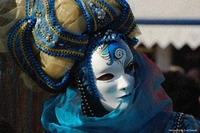 Costumes and masks from Venice Carnival, Italy