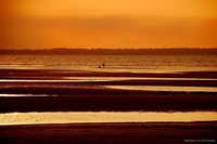 Sunset at Beja Beach, Amazonas, Brazil