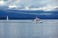 Lake Leman in Geneva, Switzerland