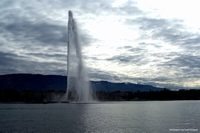 Lake Leman in Geneva, Switzerland