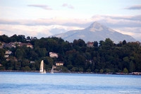 Lake Leman in Geneva, Switzerland